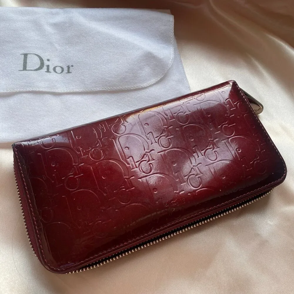 Christian Dior Patent Leather Wallet